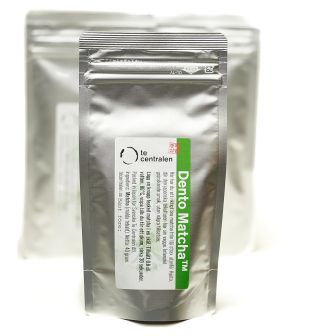 Vårt Dento™ Matcha kommer i en tät påse.