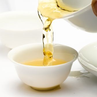 Liten vit gongfu kopp